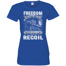 SNIPER T SHIRT- FREEDOM HAS A NICE RING TO IT AND A BIT OF RECOIL FIREARMS MILITARY MENS TEES CustomCat