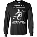 Sniper T Shirt From A Place You Will Not See Comes A Sound You Will Not Hear Shirt CustomCat