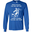 Sniper T Shirt From A Place You Will Not See Comes A Sound You Will Not Hear Shirt CustomCat