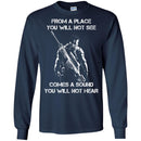 Sniper T Shirt From A Place You Will Not See Comes A Sound You Will Not Hear Shirts CustomCat