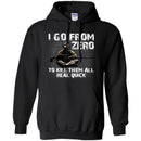 Sniper T-Shirt I Go From Zero To Kill Them All Real Quick Army Gun Sitting Veterans Day Shirts CustomCat