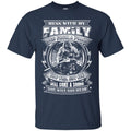 Sniper T Shirt Mess With My Family From A Place You Will Not See Will Come A Sound Not Hear Shirt CustomCat