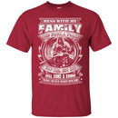 Sniper T Shirt Mess With My Family From A Place You Will Not See Will Come A Sound Not Hear Shirt CustomCat