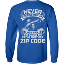Sniper T-Shirt Never Underestimate An Old Man Who Can End You From Another Zip Code Shirts
