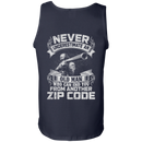 Sniper T-Shirt Never Underestimate An Old Man Who Can End You From Another Zip Code Shirts