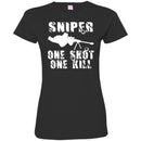 Sniper T Shirt Sniper One Shot One Kill Shirts CustomCat