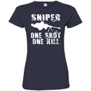 Sniper T Shirt Sniper One Shot One Kill Shirts CustomCat