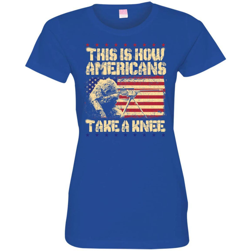 Sniper T Shirt This Is How Americans Take A Knee Shirts CustomCat
