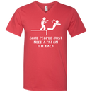 Some people just need a pat on the back T-shirts CustomCat