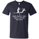 Some people just need a pat on the back T-shirts CustomCat