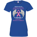 Someone Said To Me I Don't Know How You Do It I Replied I Wasn't Given A Choice Breast Cancer Shirts CustomCat