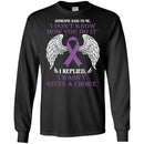 Someone Said To Me I Don't Know How You Do It I Replied I Wasn't Given A Choice Purple Ribbon Shirts CustomCat
