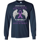 Someone Said To Me I Don't Know How You Do It I Replied I Wasn't Given A Choice Purple Ribbon Shirts CustomCat