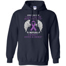 Someone Said To Me I Don't Know How You Do It I Replied I Wasn't Given A Choice Purple Ribbon Shirts CustomCat