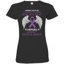 Someone Said To Me I Don't Know How You Do It I Replied I Wasn't Given A Choice Purple Ribbon Shirts CustomCat