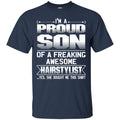 SON Of Awesom Hairstylist T-shirt & Hoodie CustomCat