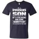 SON Of Awesom Hairstylist T-shirt & Hoodie CustomCat