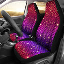 Sparkly Mermaid Scale Car Seat Cover (Set Of 2) interestprint