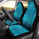Sparkly Mermaid Scale Car Seat Covers (Set Of 2) interestprint