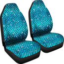 Sparkly Mermaid Scale Car Seat Covers (Set Of 2) interestprint