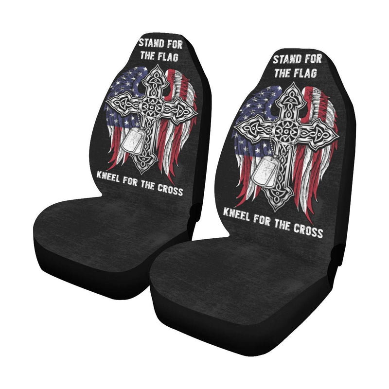 Stand For The Flag Kneel For The Cross Car Seat Covers (Set of 2)