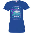 Suicide Prevention Awareness T-Shirt I Wear Teal Purple For Someone Who Meant The World To Me Shirts CustomCat