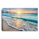 Sunrise Over Cancun Beach Canvas For Home Decor Mermaid - CANLA75 - CustomCat