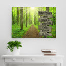 Sunshine Forest Road Multi Names Premium Canvas Crossroads Personalized Canvas Wall Art - Family Street Sign Family Name Art Canvas For Home Decor Custom Family - CANLA75 - CustomCat