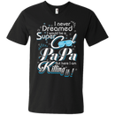 super cool papa funny t-shirts CustomCat