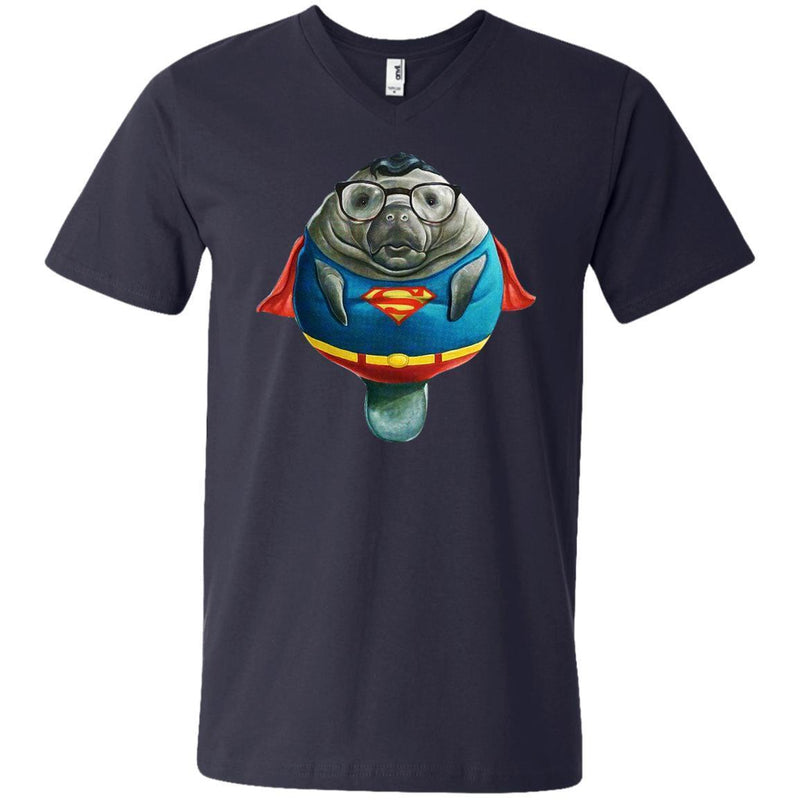 Super Manatee Tshirt CustomCat
