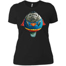 Super Manatee Tshirt CustomCat