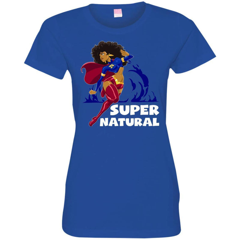 Super Natural T-Shirt For Black Queens CustomCat