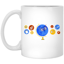 Teacher Coffee Mug Earth Gallaxy 11oz - 15oz White Mug