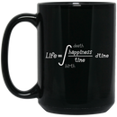 Teacher Coffee Mug Formula Life Integral Happiness Time Dtime Death Birth Funny Math Teacher 11oz - 15oz Black Mug