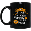 Teacher Coffee Mug I Teach The Cutest Pumpkins In The Patch 11oz - 15oz Black Mug