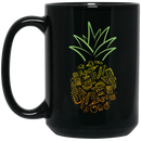Teacher Coffee Mug Pineapple Cute Teacher Lover 11oz - 15oz Black Mug