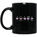 Teacher Coffee Mug Teacher Tools Flowers 11oz - 15oz Black Mug