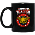 Teacher Coffee Mug Wonder Teacher 11oz - 15oz Black Mug