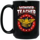 Teacher Coffee Mug Wonder Teacher 11oz - 15oz Black Mug