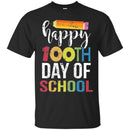 Teacher T-Shirt Happy 100th Day Of School Funny Gift Tees Teacher Shirts CustomCat