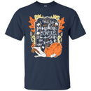Teacher T-Shirt I Fall For Pumpkins Bonfires S'mores And Writing Halloween Funny Gift Teacher Shirts CustomCat