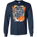Teacher T-Shirt I Fall For Pumpkins Bonfires S'mores And Writing Halloween Funny Gift Teacher Shirts CustomCat
