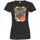 Teacher T-Shirt I Fall For Pumpkins Bonfires S'mores And Writing Halloween Funny Gift Teacher Shirts CustomCat