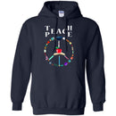 Teacher T-Shirt Teache Peace Symbol Funny Gift Teacher Shirts CustomCat