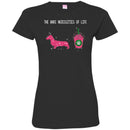 The Bare Necessities Of Life Dachshund Beverage Funny Gift Lover Dog Tee Shirt CustomCat