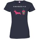 The Bare Necessities Of Life Dachshund Beverage Funny Gift Lover Dog Tee Shirt CustomCat