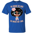 The Bigger The Hair The Harder They Stare Funny T-shirt For Black Queens And Kings CustomCat
