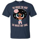 The Bigger The Hair The Harder They Stare Funny T-shirt For Black Queens And Kings CustomCat