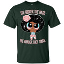 The Bigger The Hair The Harder They Stare Funny T-shirt For Black Queens And Kings CustomCat