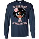 The Bigger The Hair The Harder They Stare Funny T-shirt For Black Queens And Kings CustomCat